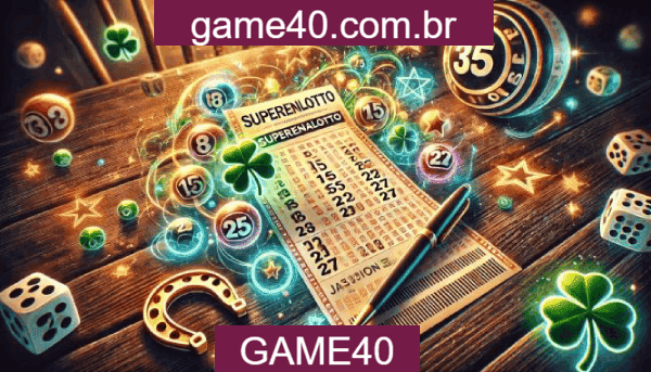 GAME40 Loteria - Mega-Sena e Mais